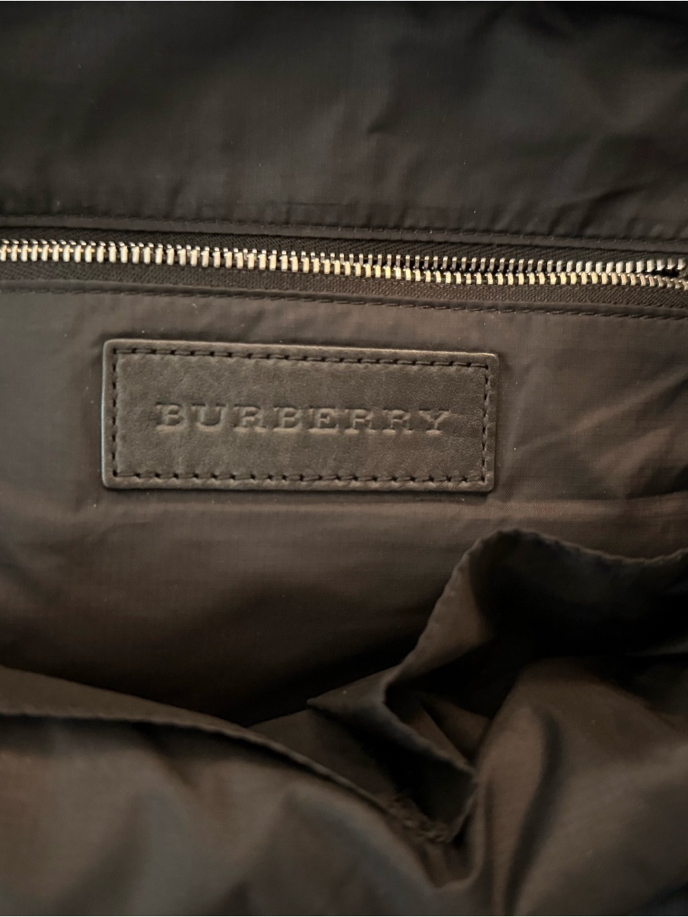 Burberry Brown and Tan Canvas Backpack with Plaid Accentv - Picture 4 of 14